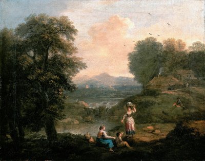 Landschap door Francesco Zuccarelli